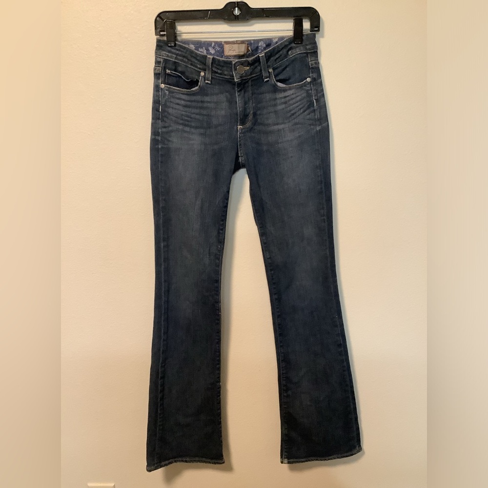 Paige premium denim Holly Hills classic rise costal cowgirl western jean size 27